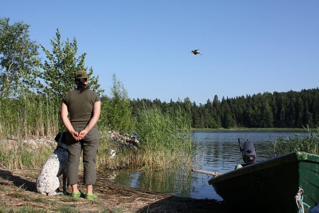 Yvan is training for water trial